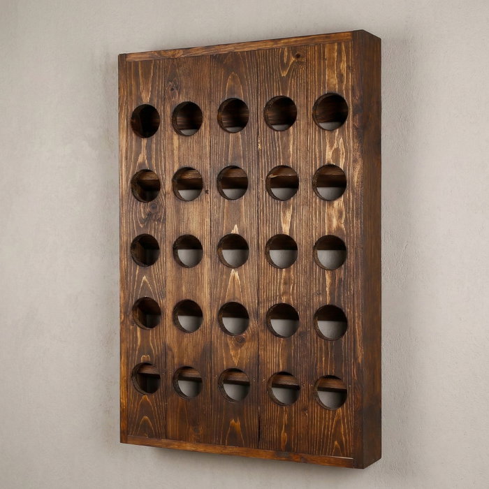 Hanah Home Soporte de Vino de Madera para 8 Botellas